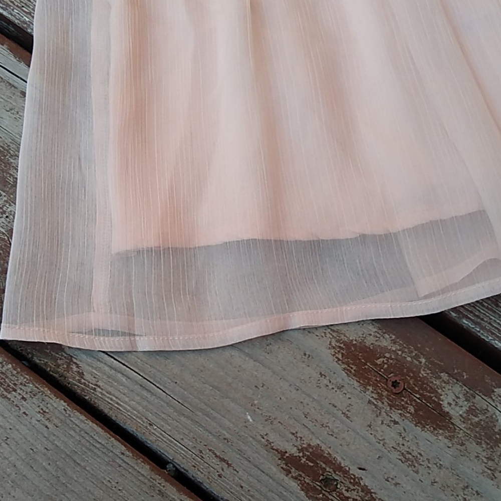 🔥 Price Firm🔥 Hollister Heavenly Sheer Sequin Icy Pink Cami Mini - Picture 5 of 12